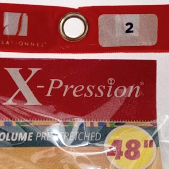 New X-pression Volume Pre-Stretched 48" Braid Hair African Collection #2 - Picture 3 of 6